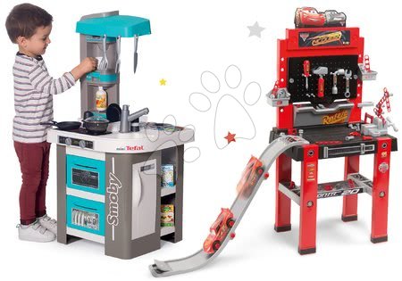 Cucine per bambini set - Set cucina elettronica Tefal Studio  360°  Bubble Smoby - 57