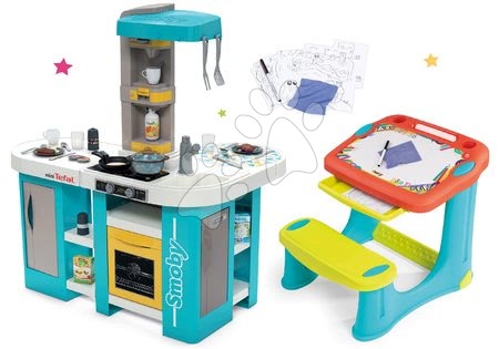 Cucine per bambini set - Set cucina elettronica Tefal Studio  360° XL  Bubble Smoby - 42