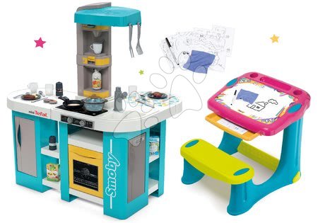 Cucine per bambini set - Set cucina elettronica Tefal Studio  360° XL  Bubble Smoby - 43