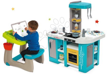 Cucine per bambini set - Set cucina elettronica Tefal Studio  360° XL  Bubble Smoby - 46