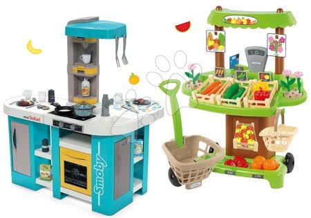 Cucine per bambini set - Set cucina elettronica Tefal Studio  360° XL  Bubble Smoby - 35