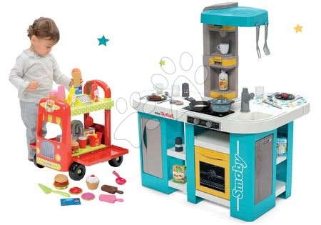 Cucine per bambini set - Set cucina elettronica Tefal Studio 360° XL Bubble Smoby - 32