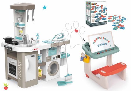 Spielküchen | Seite 5 - Set elektronische Küche mit Waschmaschine und Bügelbrett Tefal Cleaning Kitchen 360° Smoby