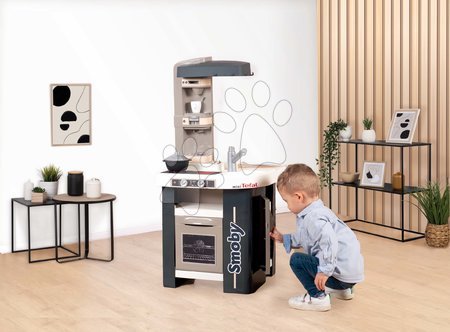 Aelier pour enfants et accessoires - Set de table de travail avec grue fonctionnelle Black&Decker Bricolo Builder et cuisine Tefal Studio Smoby - 14