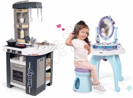  - Set kuchynka a kozmetický stolík Tefal Studio Kitchen 360° Smoby