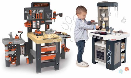 3 - 6 years - Set kitchen and work table Tefal Studio Kitchen 360° Smoby