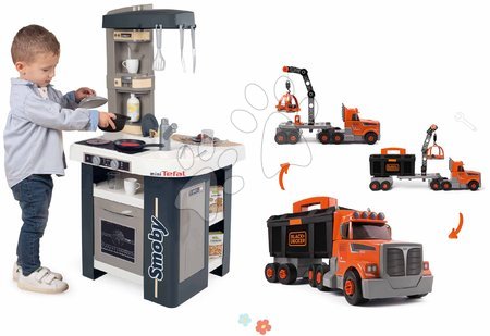 3 - 6 years - Set kitchen and truck Tefal Studio Kitchen 360° Smoby