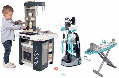 3 - 6 years - Set kitchen and cleaning trolley Tefal Studio Kitchen 360° Smoby