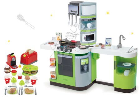 Elektronické kuchyňky - Set zelená kuchyňka CookMaster Verte Smoby - 24