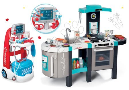 Bucătărie pentru copii seturi - Set bucătărie electronică Tefal French Touch Bubble Smoby - 20