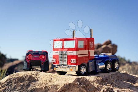 Távirányítós járművek - Távirányítós kisautó és robot RC Optimus Prime 2in1 Transformers Jada - 23