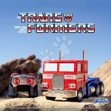 Távirányítós járművek - Távirányítós kisautó és robot RC Optimus Prime 2in1 Transformers Jada - 30