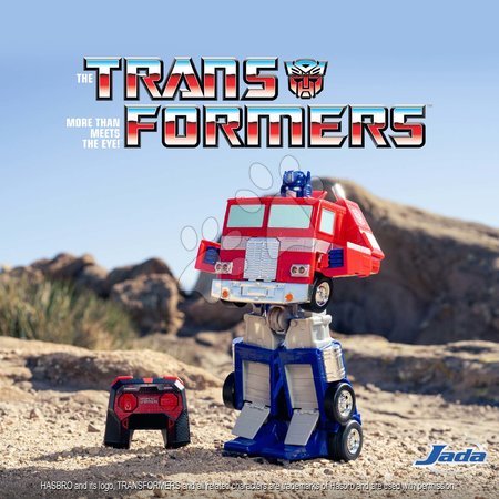 Távirányítós járművek - Távirányítós kisautó és robot RC Optimus Prime 2in1 Transformers Jada - 31