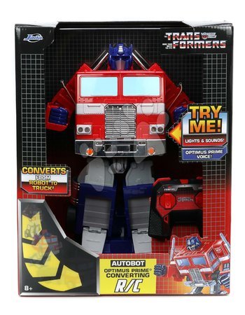 Távirányítós járművek - Távirányítós kisautó és robot RC Optimus Prime 2in1 Transformers Jada - 18