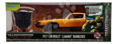 Modely - Chevrolet Camaro Bumblebee 1977 Transformers Jada toy car - 15