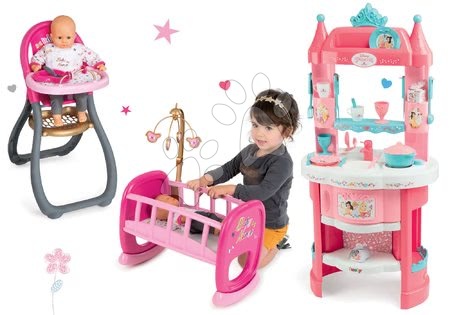 Set cucina Smoby e seggiolone e culla