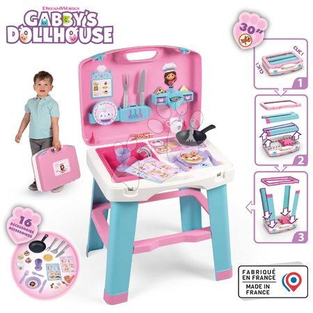 Basic kitchen playsets - Kuchynka v kufríku Gabby Kitchen Smoby - 6