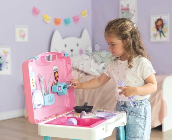 Einfache Spielküchen - Küche im Koffer Gabby Kitchen Smoby - 14