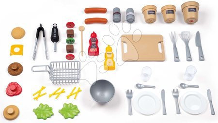 Spielküchensets - Set Grill für den Garten mit Waffeleisen Garden Kitchen Smoby - 8