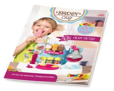 Konditorei für Kinder - Eisdiele Spiel-Kochbuch Chefkoch Ice Cream Factory Smoby - 4