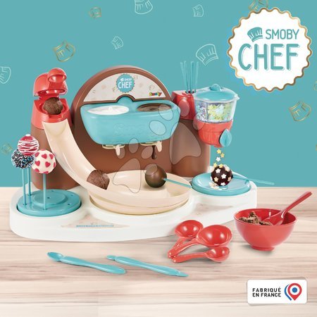 Játék cukrászda - Játékos szakács receptekkel és formákkal Chef Cake Pops Factory Smoby - 3