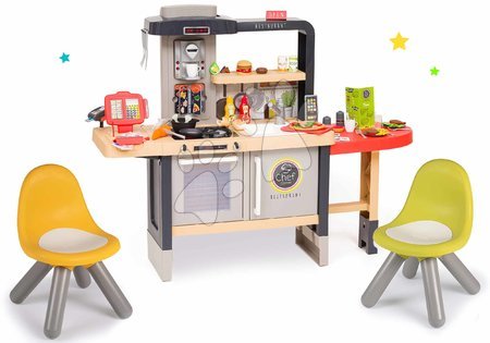 Cocinas infantiles | Página 5 - Set reštaurácia s elektronickou kuchynkou Chef Corner Restaurant Smoby