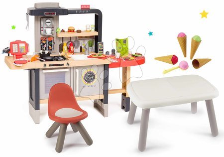 Cucine per bambini - Set ristorante con cucina elettronica Chef Corner Restaurant Smoby