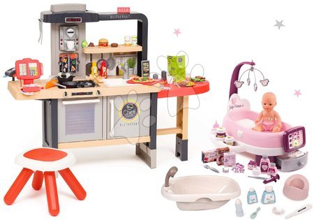 Kuchyňky pro děti sety - Restaurace s elektronickou kuchyňkou Chef Corner Restaurant Smoby