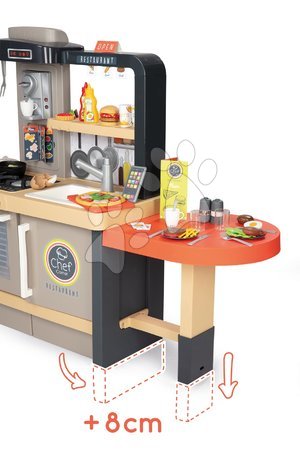 Elektronické kuchyňky - Kuchyňka s restaurací elektronická Burger Chef Corner Smoby - 14