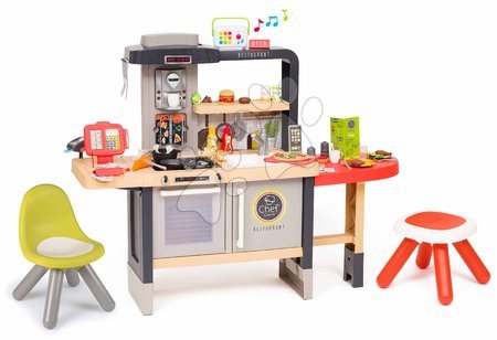 Cocinas infantiles - Reštaurácia s elektronickou kuchynkou Chef Corner Restaurant Smoby