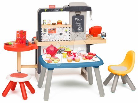 Cocinitas para niños sets - Reštaurácia s elektronickou kuchynkou Chef Corner Restaurant Smoby