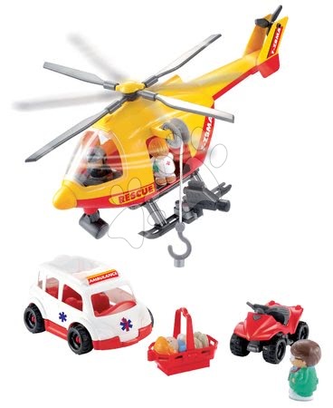 Régi termékek - Helikopter Abrick kisautókkal Écoiffier - 6