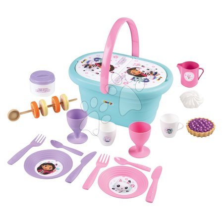 Smoby - Panier avec set de repas et verres Gabby Picnic Basket Smoby