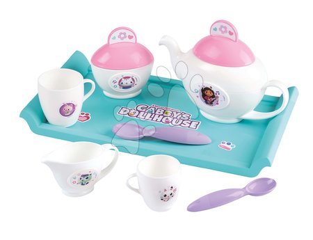 Dječje kuhinje - Čajni set na pladnju Gabby Tea Set Smoby