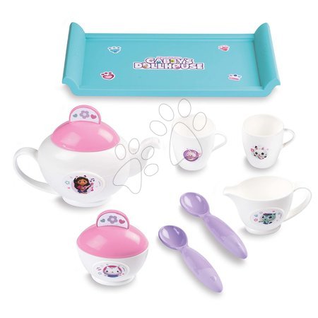 Dječje kuhinje - Čajni set na pladnju Gabby Tea Set Smoby_1