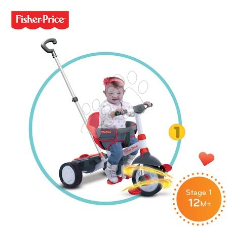 Triciklik 10 hónapos kortól - Tricikli Fisher-Price Charm Touch Steering smarTrike - 5