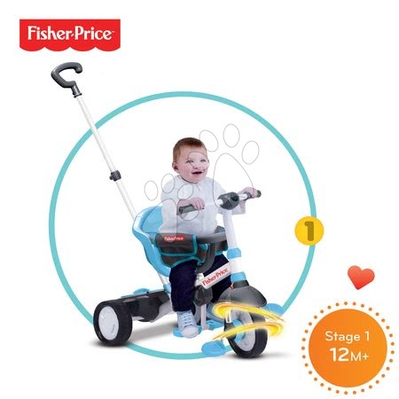 Tříkolky od 10 měsíců - Tříkolka Fisher-Price Charm Touch Steering smarTrike - 5