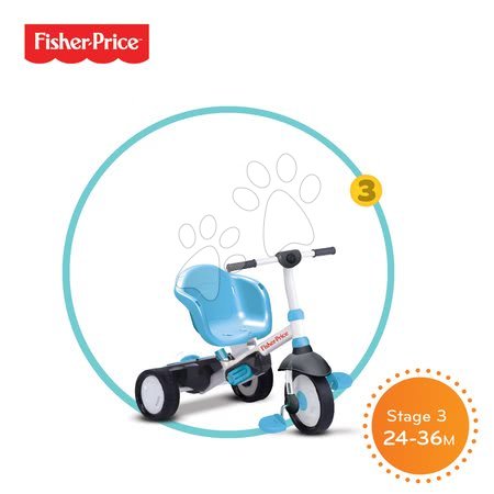 Tříkolky od 10 měsíců - Tříkolka Fisher-Price Charm Touch Steering smarTrike - 3