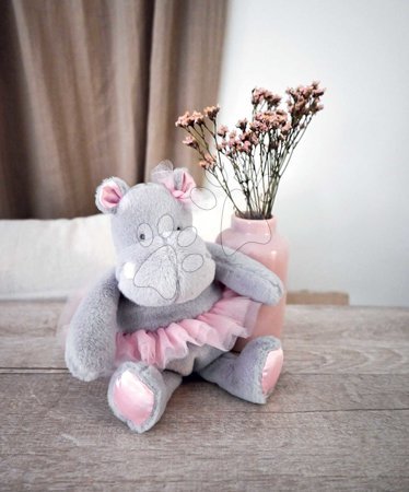 Plush toys | Page 9 - Plush hippo with a skirt Hippo Tutu Pearl Grey Histoire d’ Ours_1