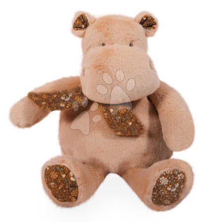 Juguetes de peluche | Página 12 - Peluche de hipopótamo con pañuelo Hippo Bandana Beige Histoire d’ Ours