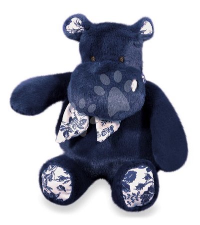 Juguetes de peluche | Página 12 - Peluche de hipopótamo con pañuelo Hippo Bandana Navy Blue Histoire d’ Ours