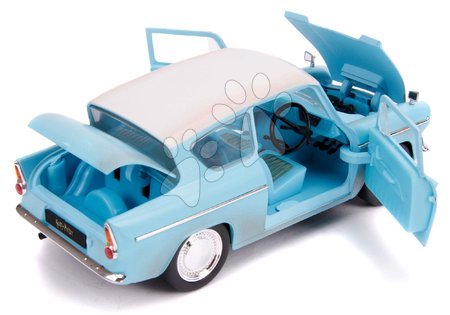 Modely - Autíčko Ford Anglia 1959 s figúrkou Harry Potter Jada - 7