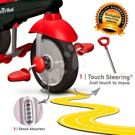 Triciklik 10 hónapos kortól - Tricikli Zoom Red 4in1 smarTrike - 2