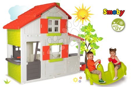 Domečky s houpačkou - Set domeček Duplex Smoby - 18