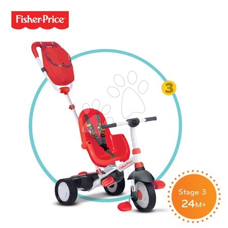 Tříkolky od 10 měsíců - Tříkolka Fisher-Price Charisma Touch Steering smarTrike - 3