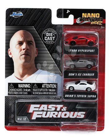 Modely - Autíčka Fast & Furious Nano Cars Wave 4 Jada - 4