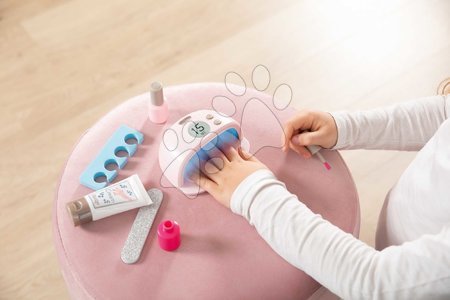 Kosmetiktisch für Kinder - Maniküre mit elektronischer UV-Lampe My Beauty Nail Set Smoby  - 13