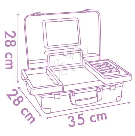 Dressing table sets - Set cosmetic table with tea set Gabby Dressing Table 2in1 Smoby - 35