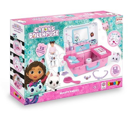 Kosmetiktisch für Kinder - Set Kosmetiktisch mit Köfferchen Gabby Dressing Table 2in1 Smoby - 30