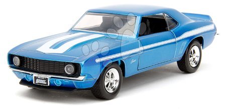 Modele machete - Mașinuțe Chevrolet Camaro 1969 a Dodge Charge Wide Body 1968 Fast & Furious Twin Pack Jada - 3